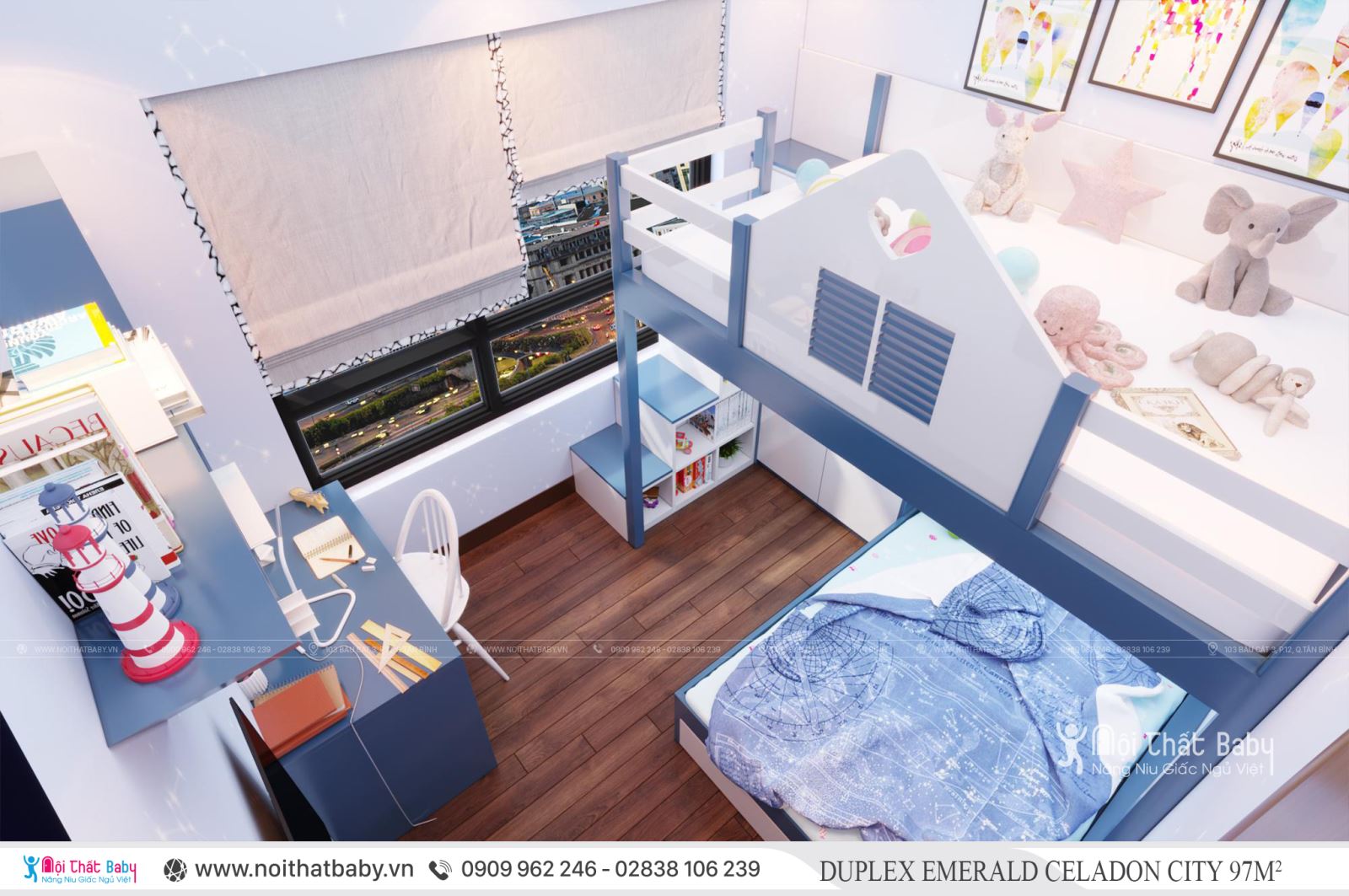 Tổng hợp các mẫu thiết kế nội thất Chung cư Emerald Celadon City